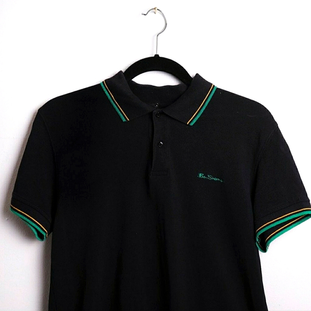 OG BEN SHERMAN Signature Knit Polo Top
